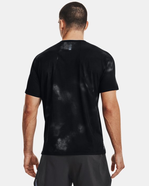 Camiseta de manga corta UA Iso-Chill Run Laser para hombre, Black, pdpMainDesktop image number 1